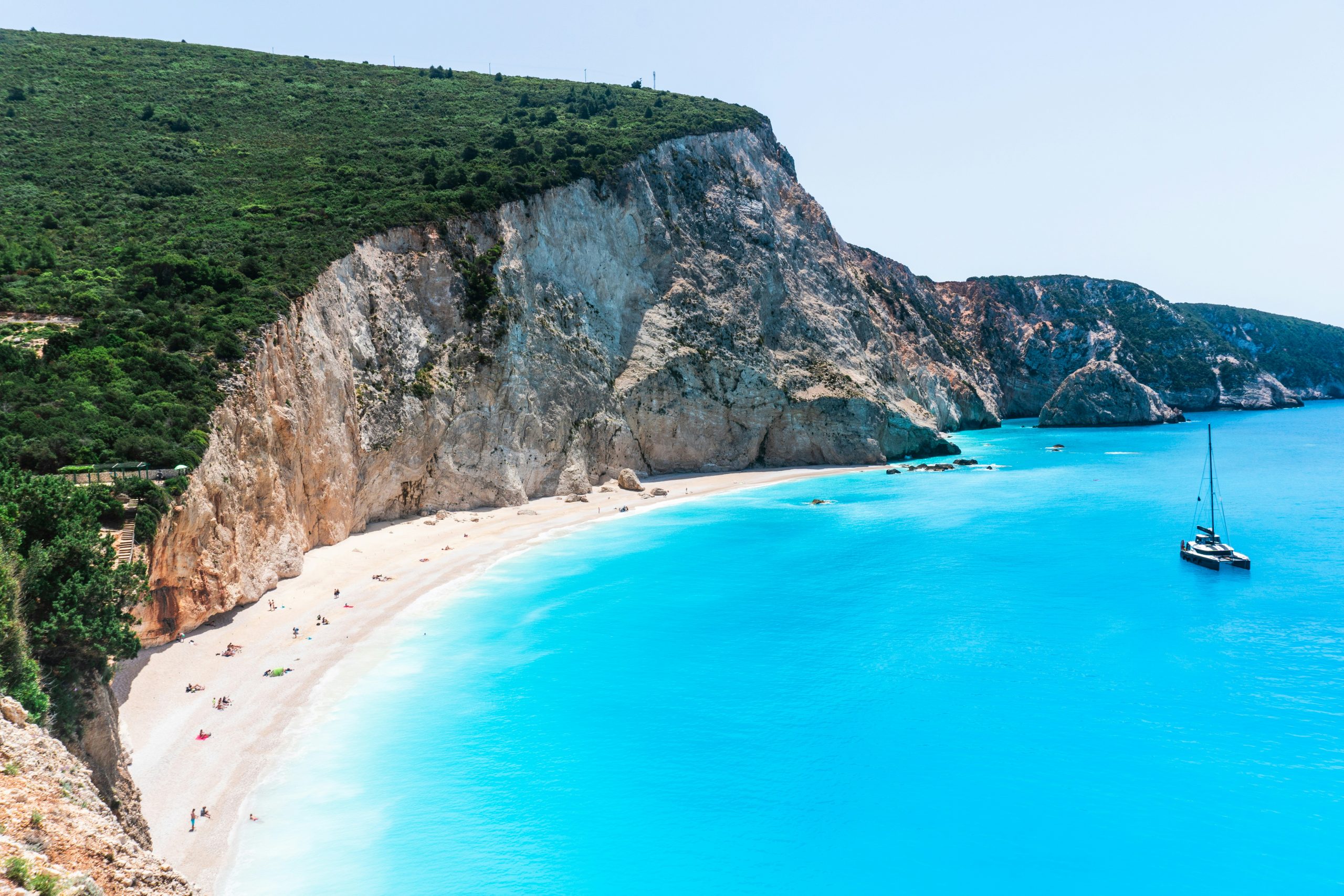 Panorama di Lefkada, Grecia