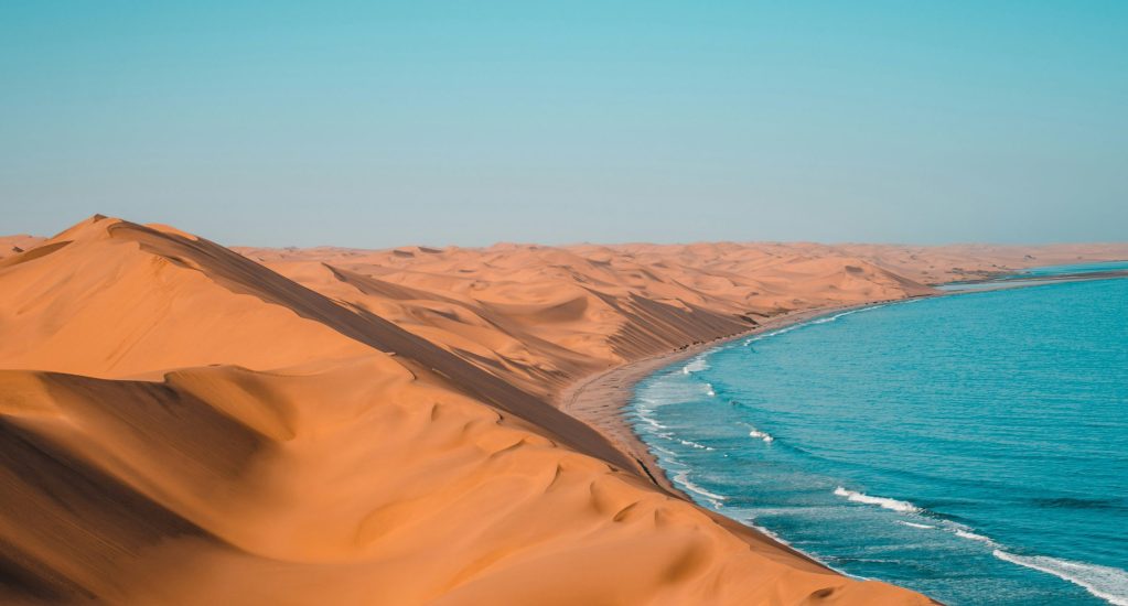 spiaggia dune namibia mare
